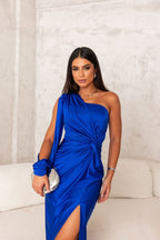 Harmoniaia - Elegant Evening Dress With One Shoulder For Women