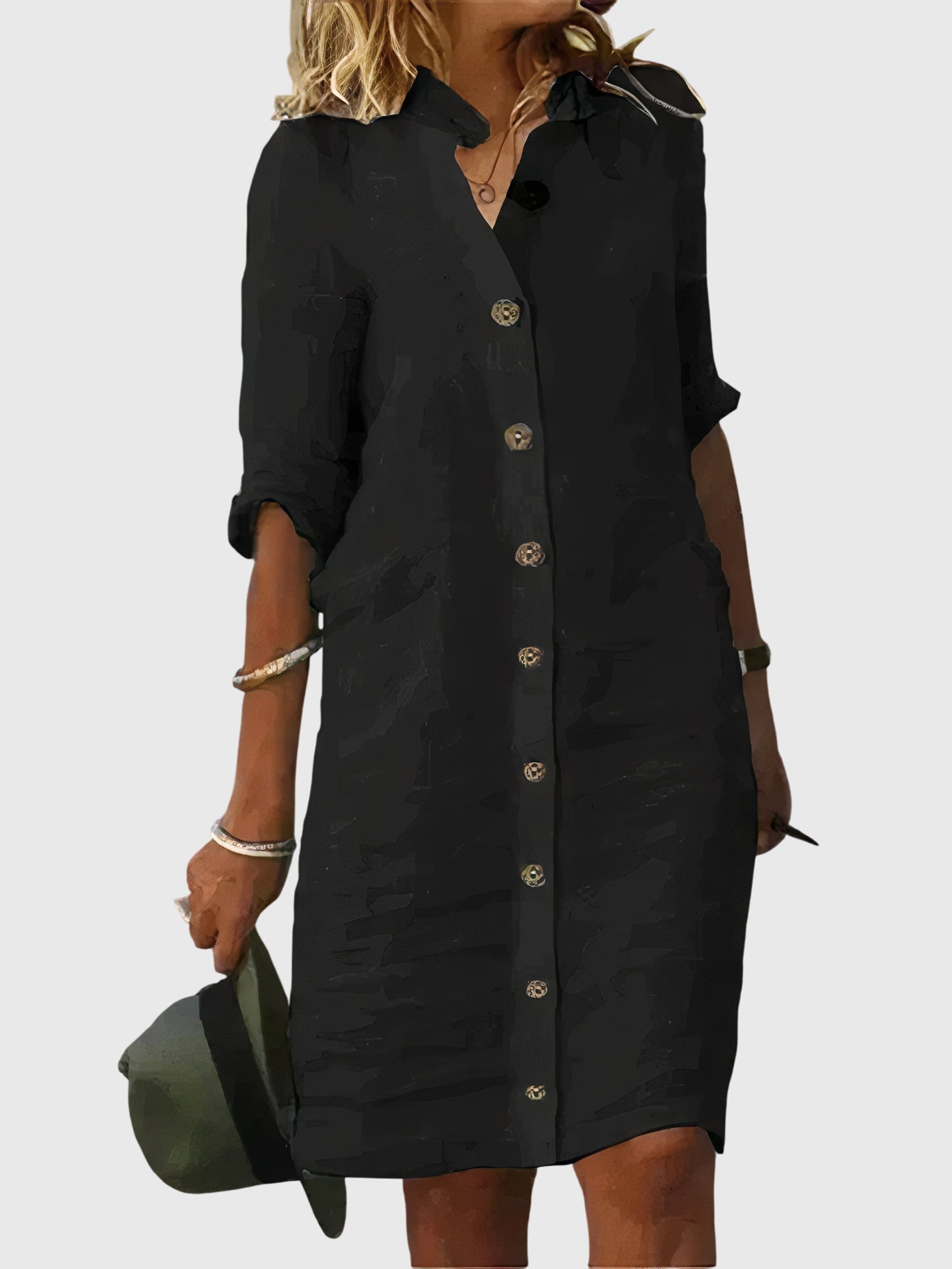 Dysis - Stylish button dress