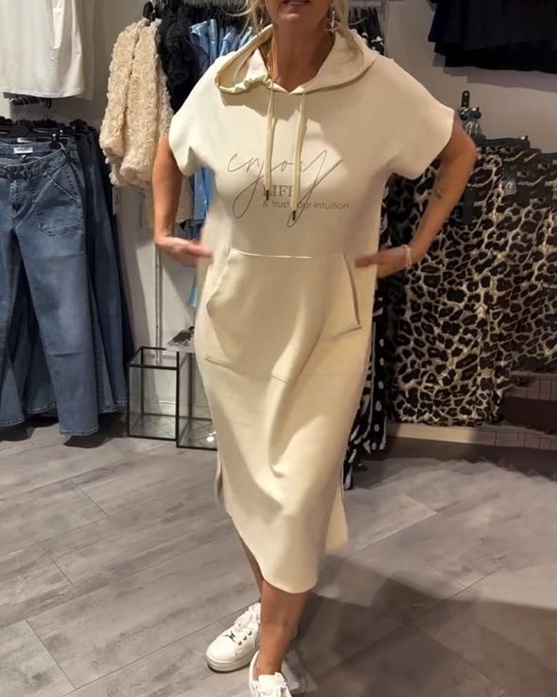 Penelope - Casual Hoodie Dress