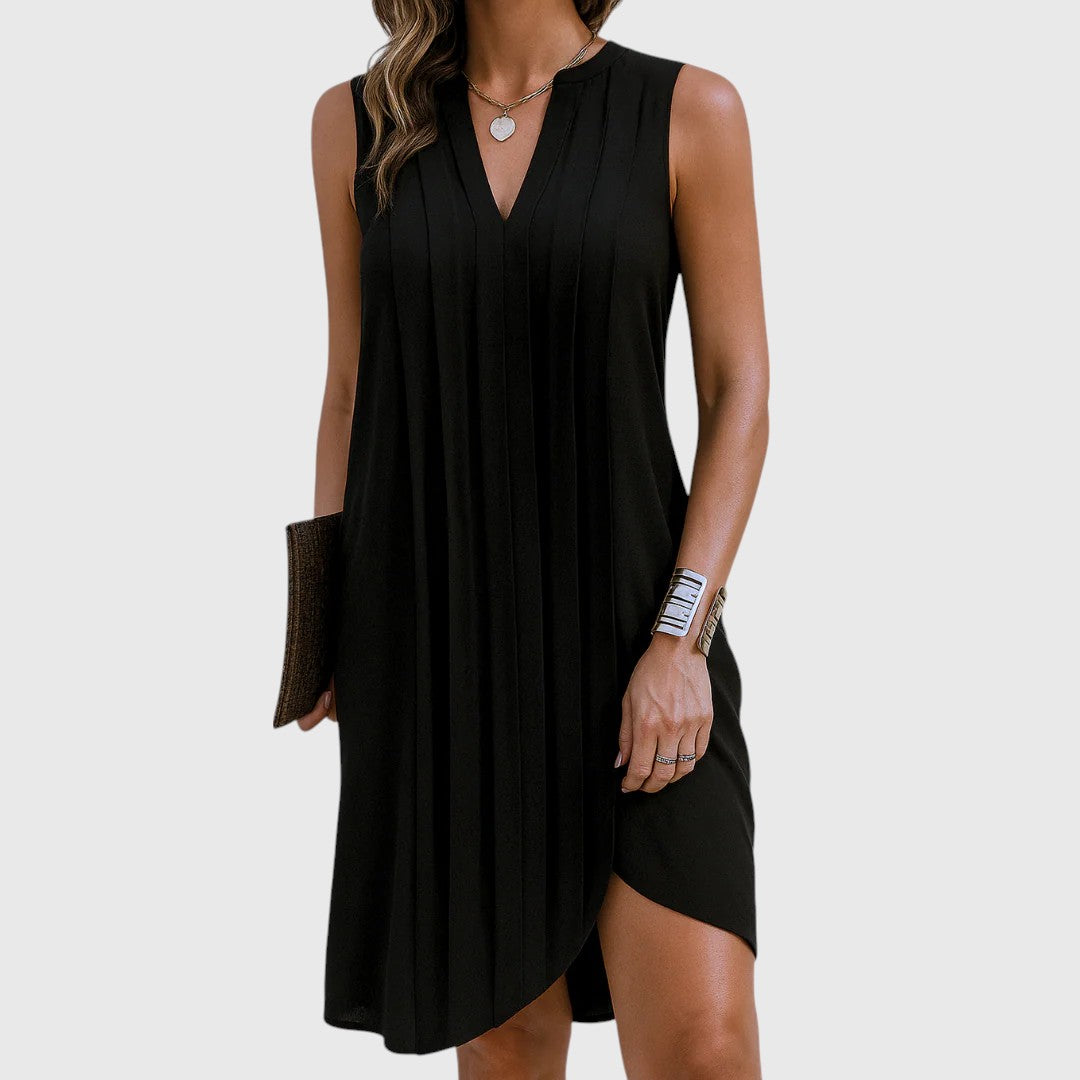 Calliopeelle - V-Neck Shift Dress