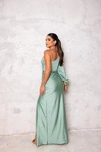 Harmoniaia - Elegant Evening Dress With One Shoulder For Women