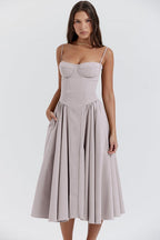 Pandia - Sophisticated sleeveless corset dress
