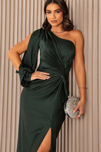 Harmoniaia - Elegant Evening Dress With One Shoulder For Women