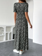 Eurynomeis - Elegant Floral Maxi Dress