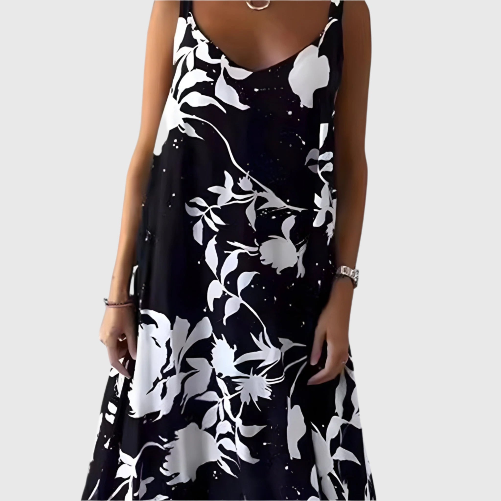 Altheaaia - Floral Sleeveless Summer Dress