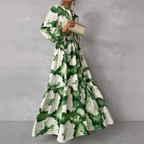 Philomelaessa - Ladies Elegant Flowing Floral Maxi Dress