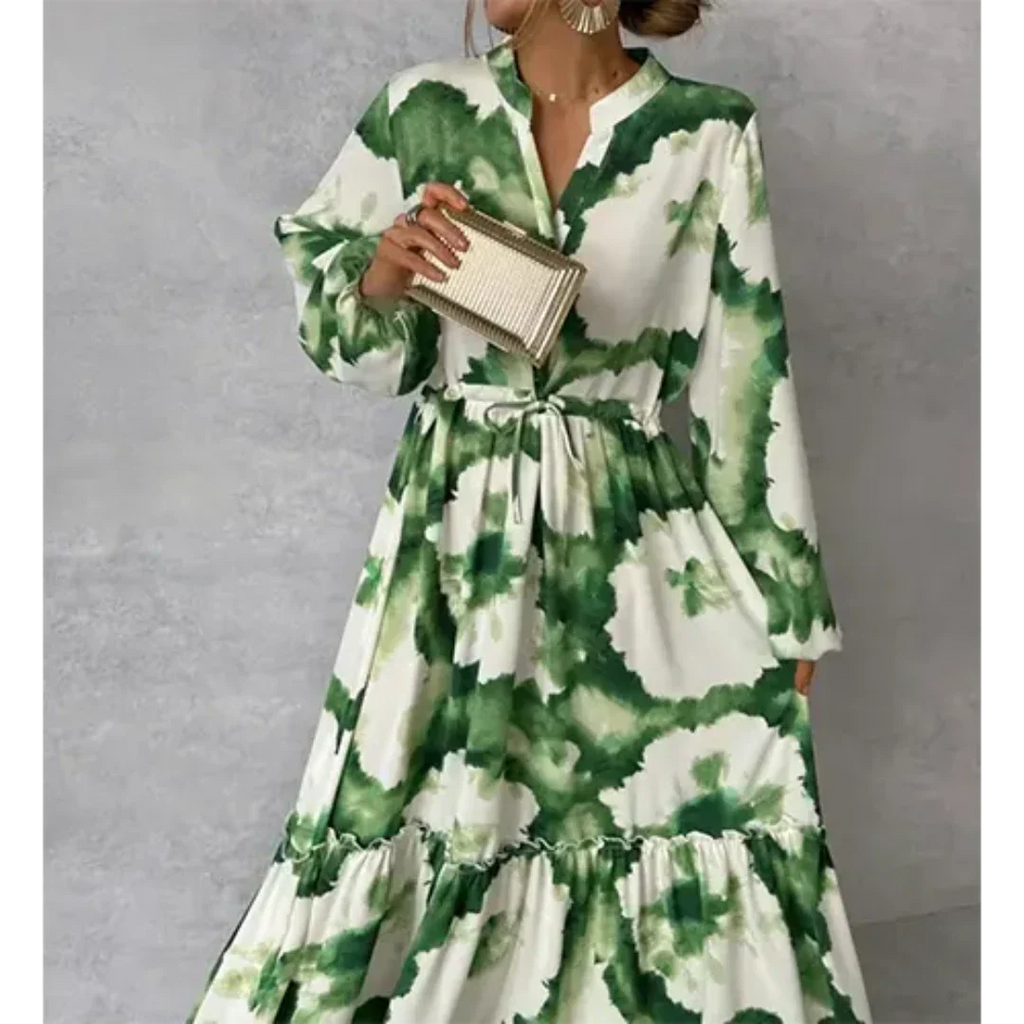 Philomelaessa - Ladies Elegant Flowing Floral Maxi Dress