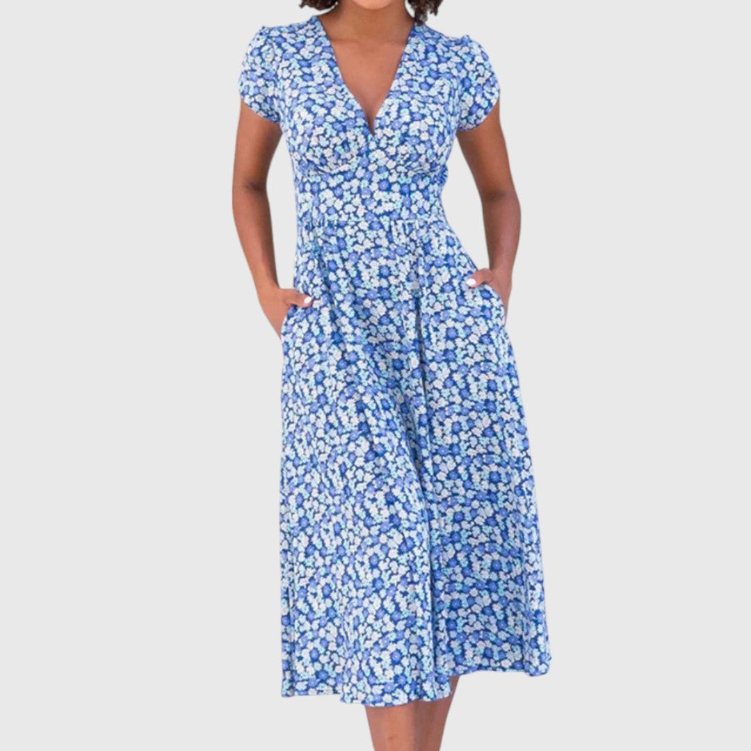 Nyxona - Floral Midi Dress