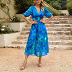Maera - Trendy floral dress