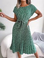 Andromeda - Floral Print Wrap Midi Dress