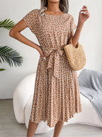 Andromeda - Floral Print Wrap Midi Dress