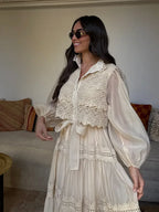 Nemesisyne - Embroidery Maxi Dress