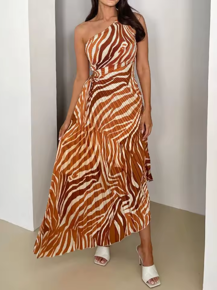 Aglaiaelle - Vibrant Printed Gown