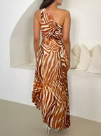 Aglaiaelle - Vibrant Printed Gown