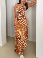 Aglaiaelle - Vibrant Printed Gown
