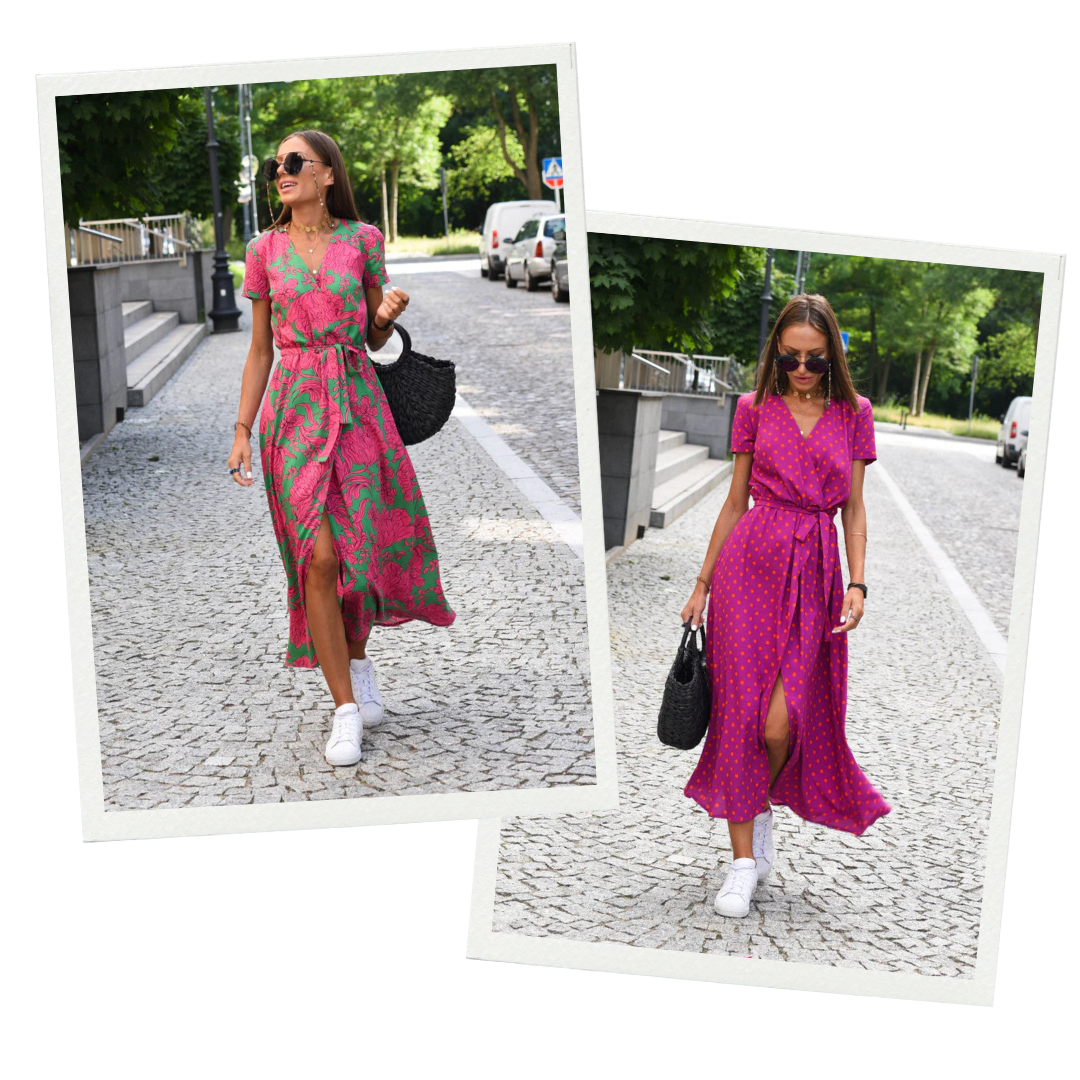 Clytemnestra - Summer dress with floral pattern