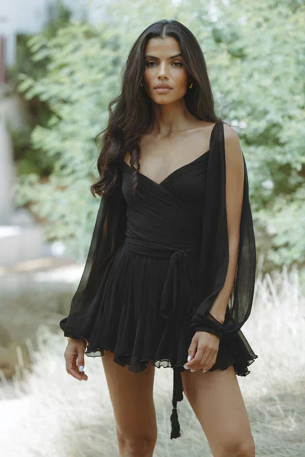 Athena - Mini Dress with Elegant Sleeves