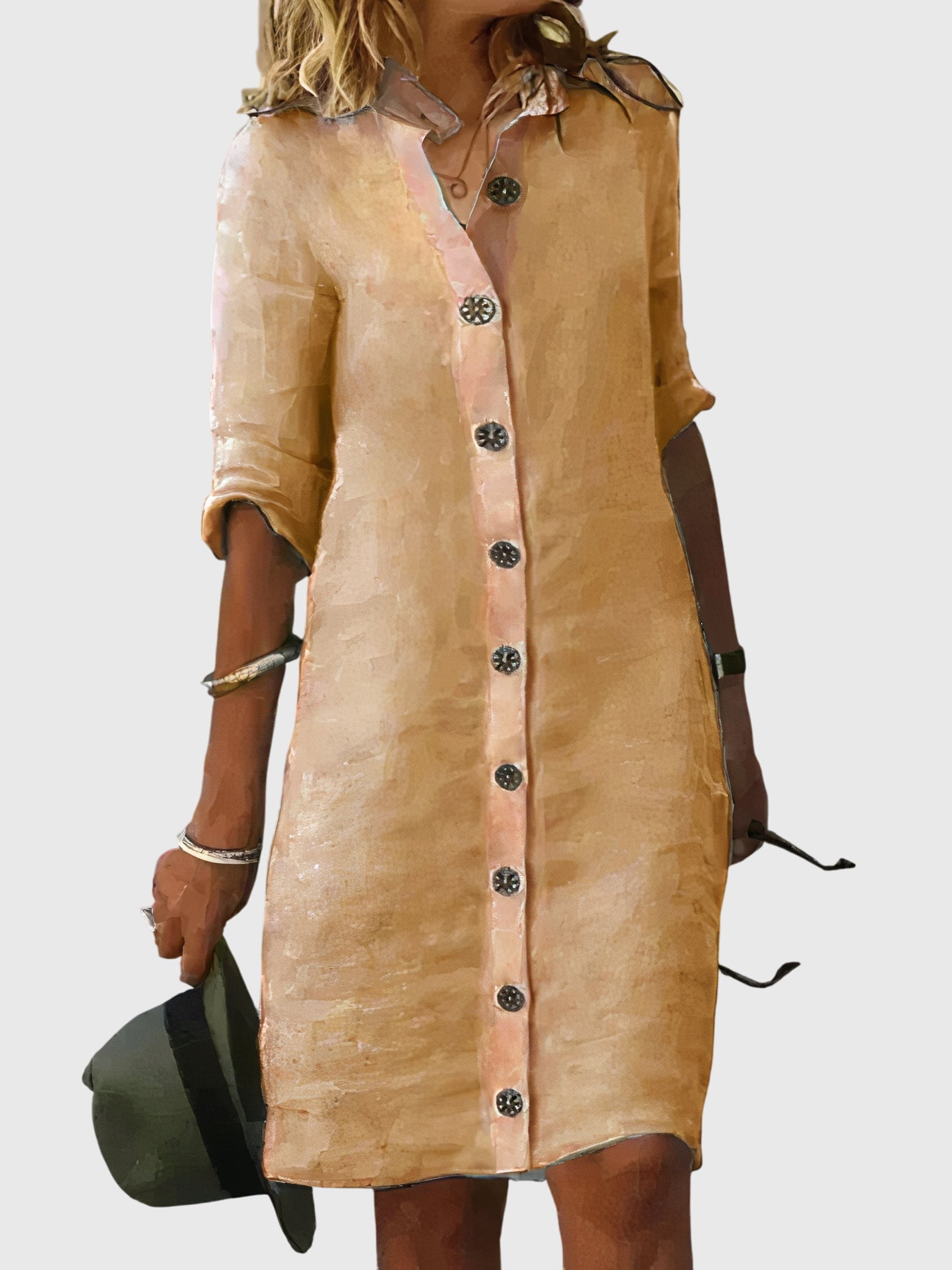 Dysis - Stylish button dress