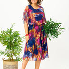 Eurydike - Comfortable And Chic Chiffon Dress