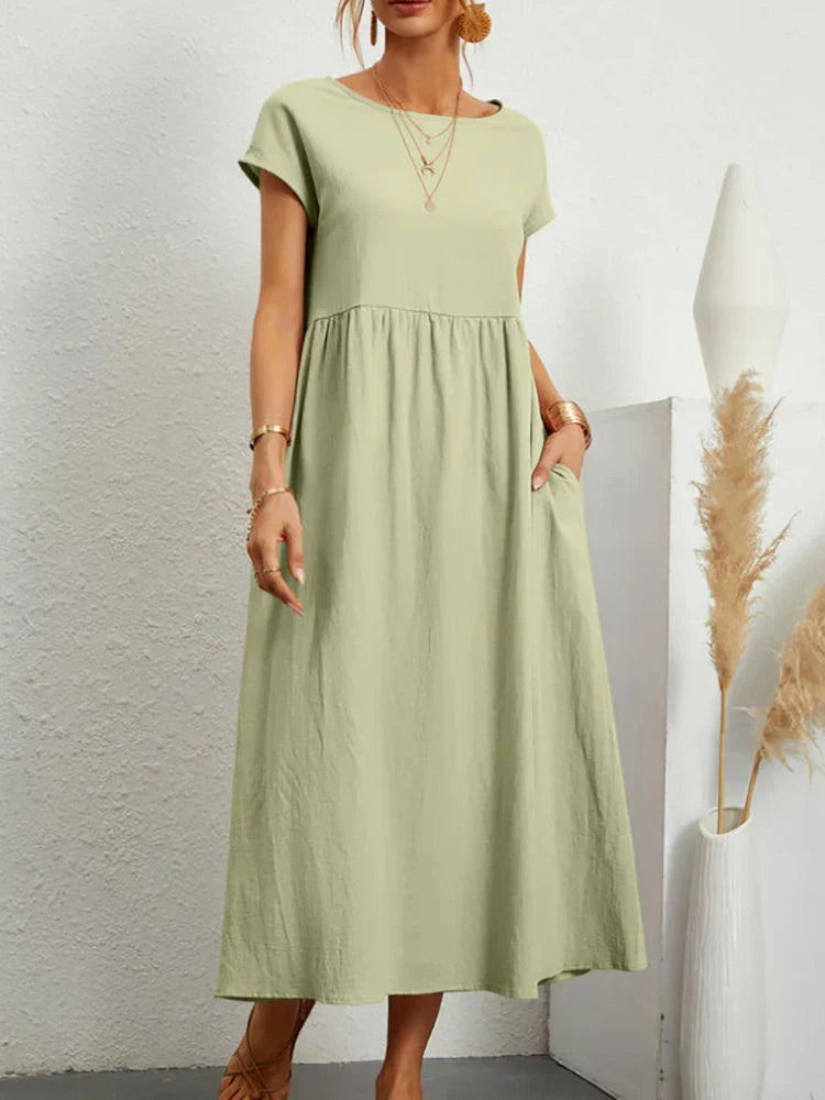 Melite - Vintage Comfortable Summer Dress