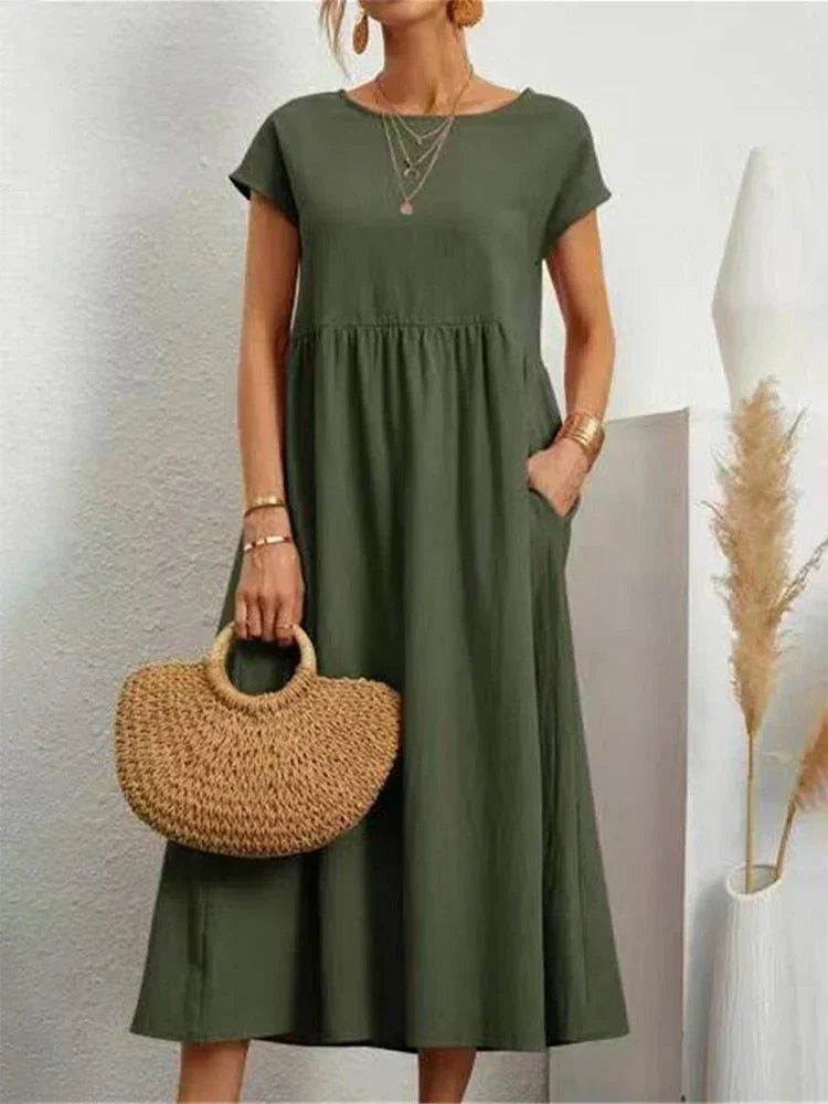 Melite - Vintage Comfortable Summer Dress