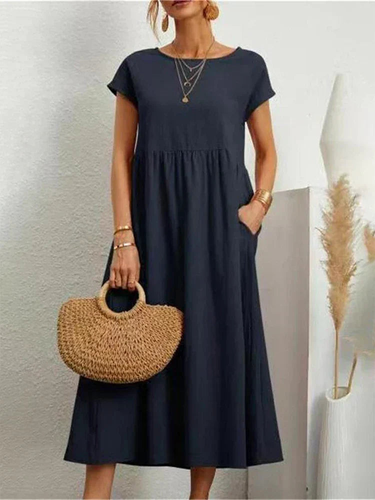 Melite - Vintage Comfortable Summer Dress