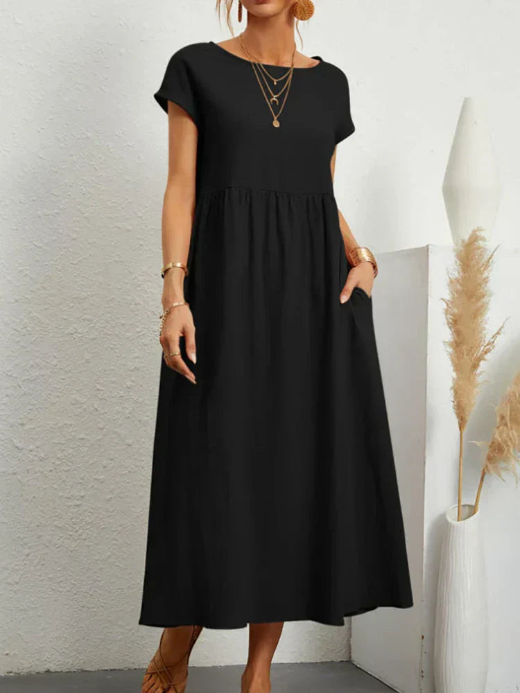 Melite - Vintage Comfortable Summer Dress