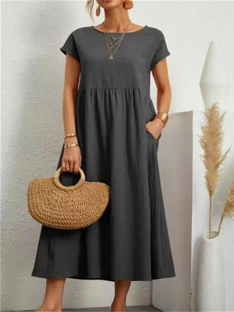 Melite - Vintage Comfortable Summer Dress