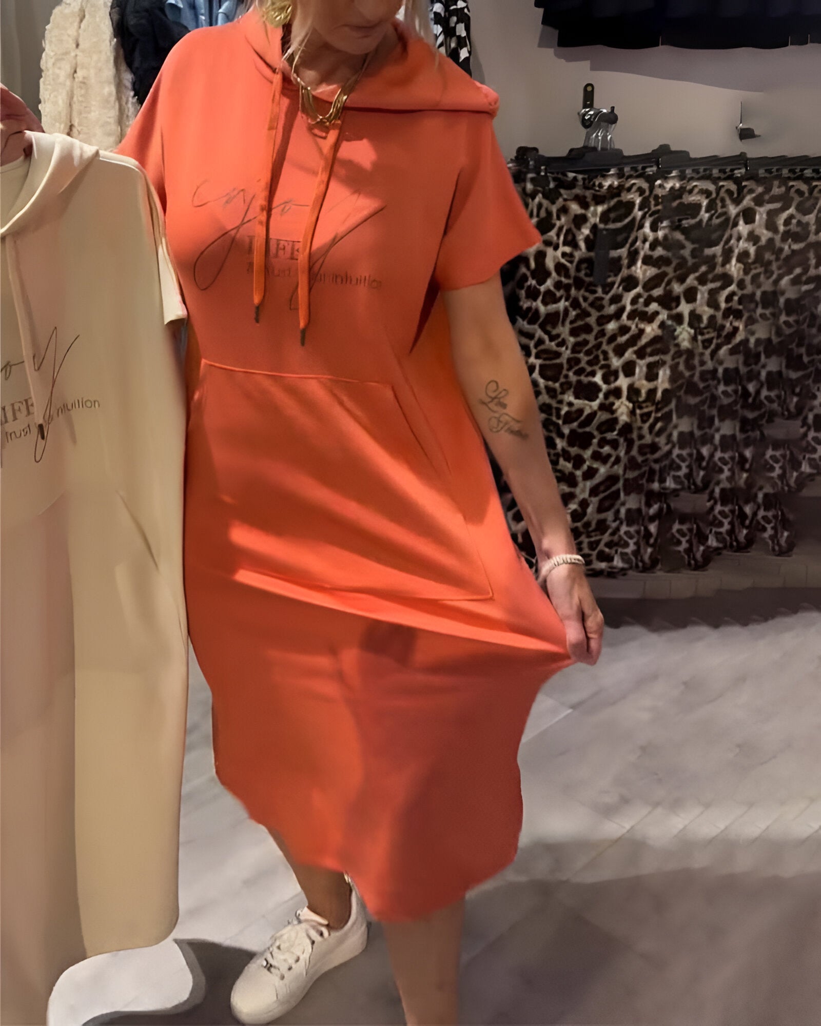 Penelope - Casual Hoodie Dress