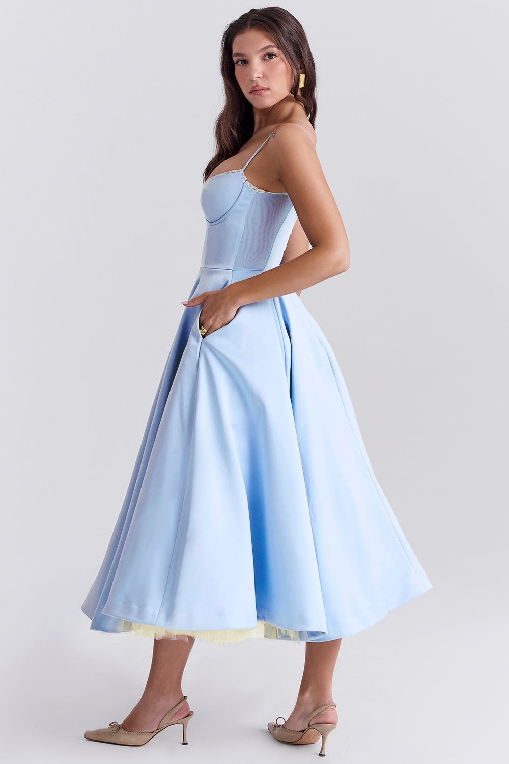Persephoneessa - Elegant Midi Dress for Women