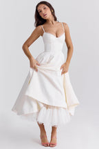 Persephoneessa - Elegant Midi Dress for Women