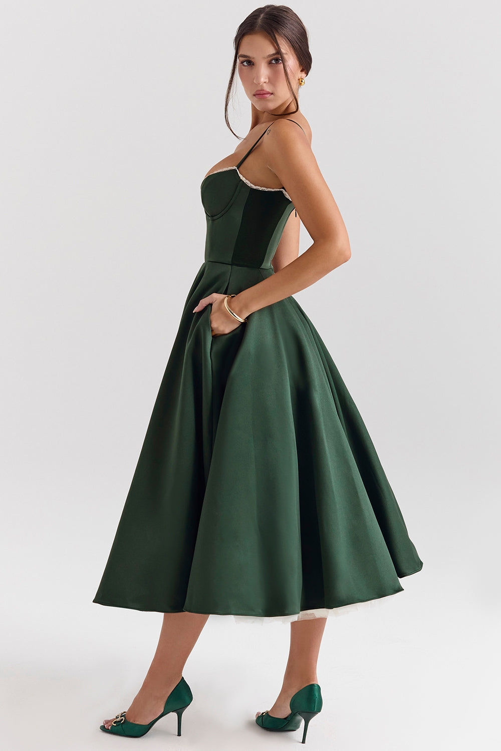 Persephoneessa - Elegant Midi Dress for Women
