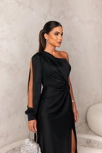 Harmoniaia - Elegant Evening Dress With One Shoulder For Women