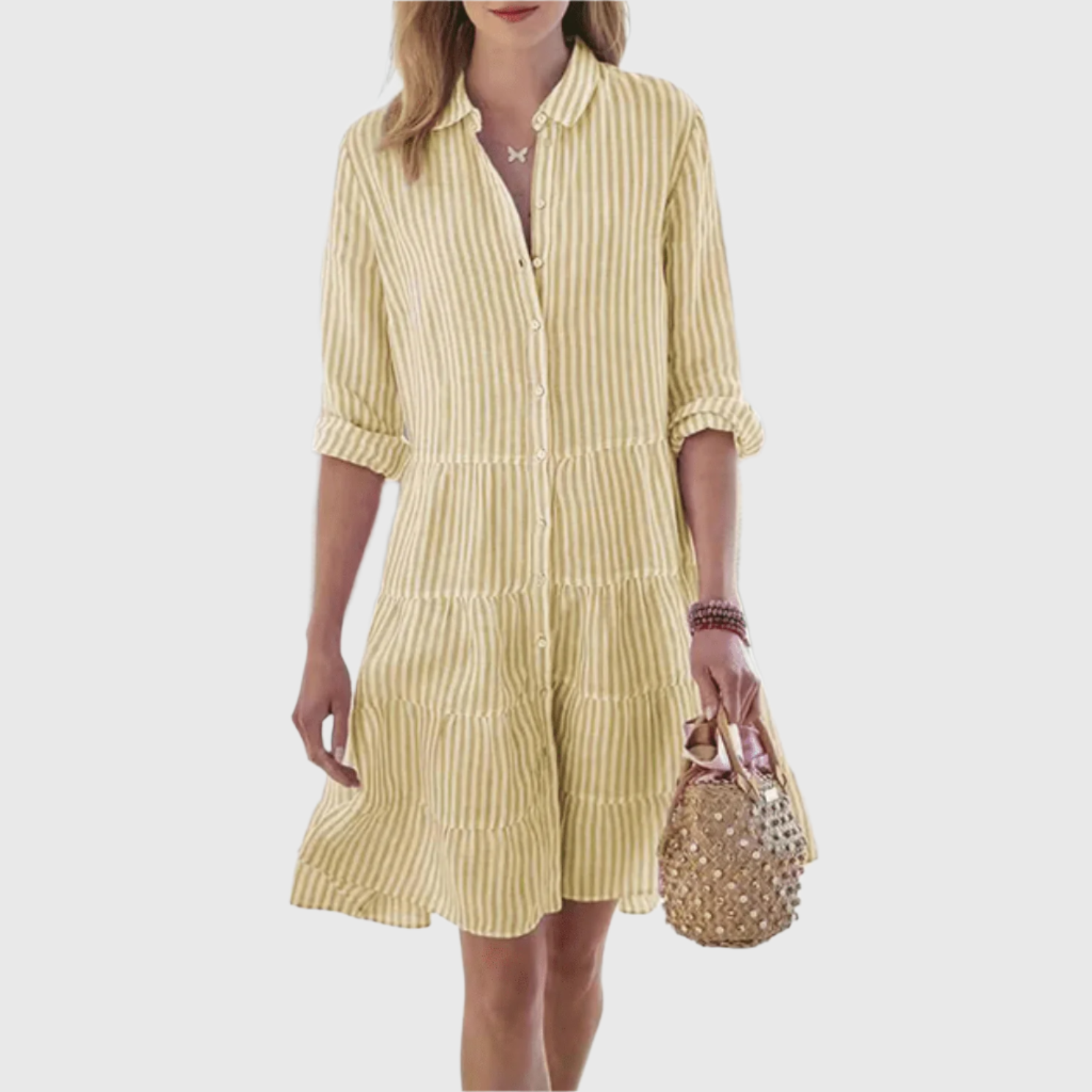 Eosis - Breezy Striped Dress
