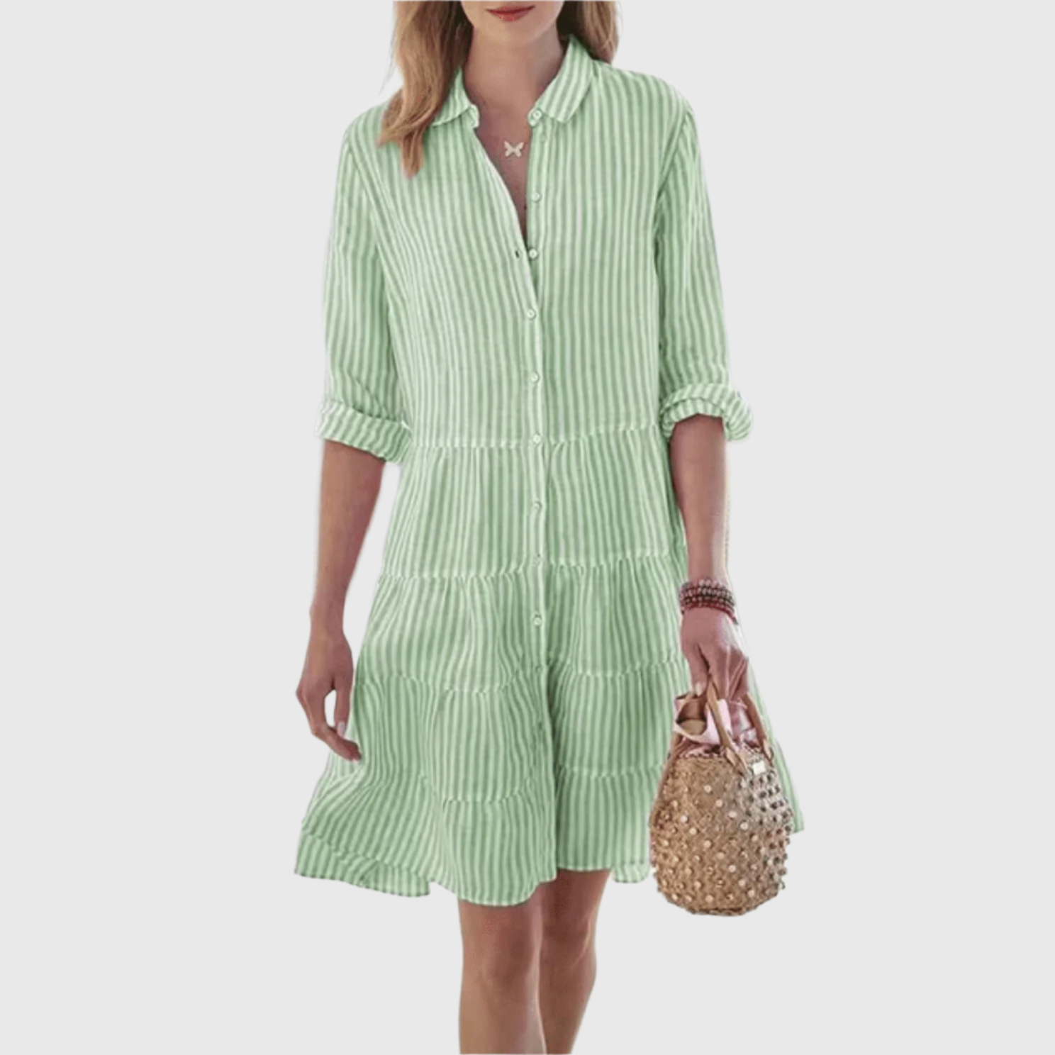 Eosis - Breezy Striped Dress