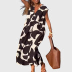 Clytemnestraara - Loose Printed Maxi Dress