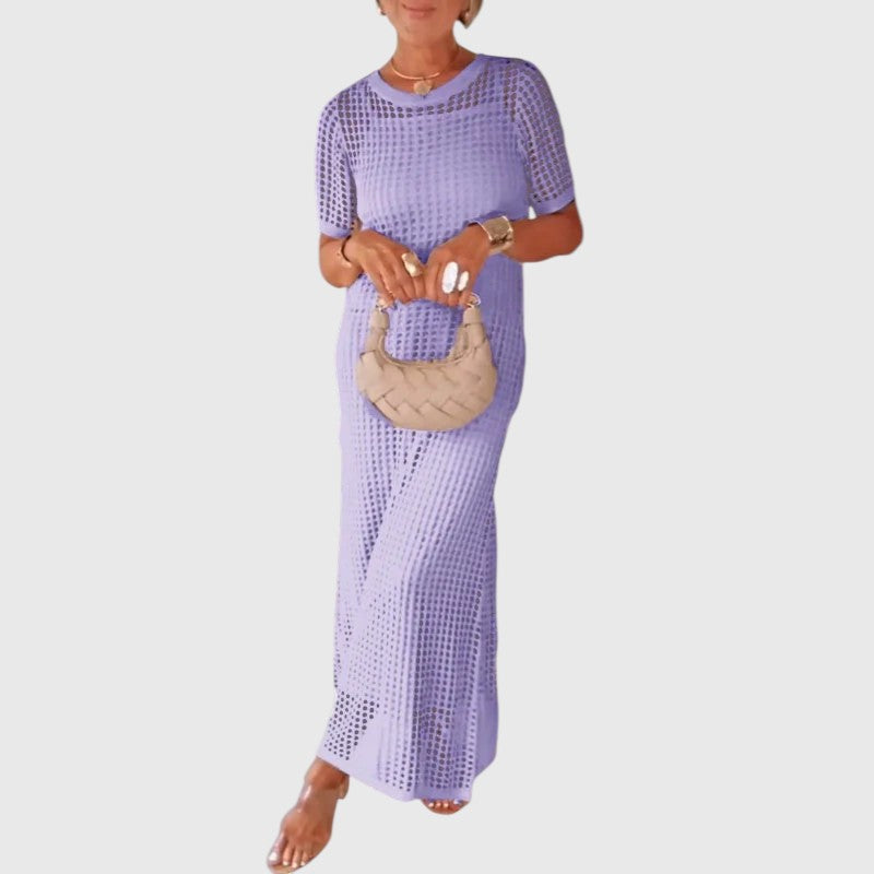 Leucosiaia - Cut-Out Long Maxi Dress