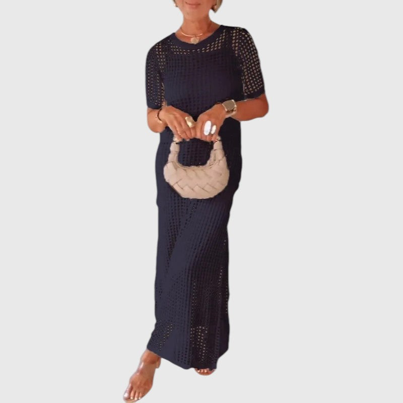 Leucosiaia - Cut-Out Long Maxi Dress