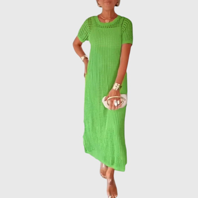Leucosiaia - Cut-Out Long Maxi Dress